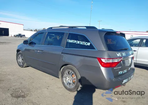 2011 Honda Odyssey Ex-L z USA, uszkodzony, nr VIN 5FNRL5H60BB091313